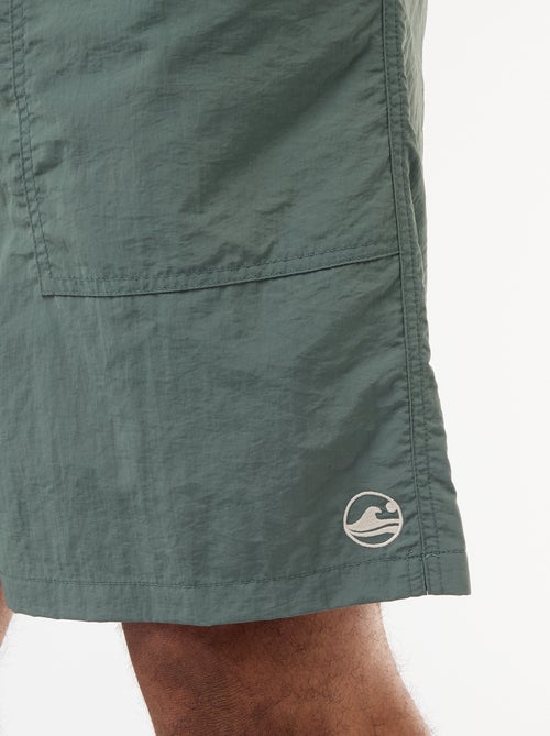 Bermuda de baño liso - Kiabi