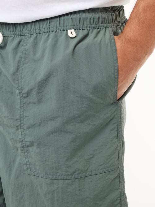 Bermuda de baño liso - Kiabi