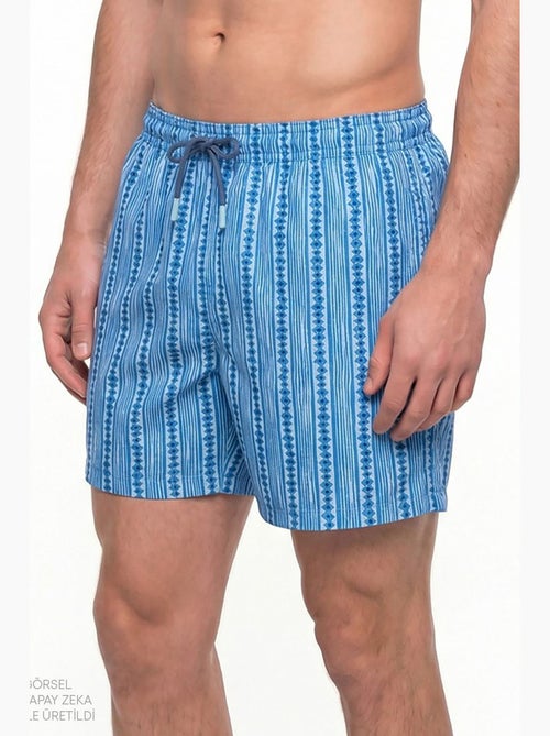 Bermuda de baño surf para hombre penti - Kiabi Bermuda de baño surf para hombre penti - Kiabi