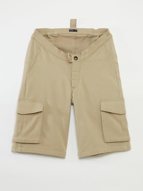Bermuda de felpa - colección fácil de poner - Kiabi