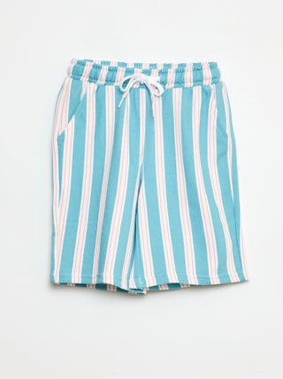 Bermuda de felpa francesa con estampado