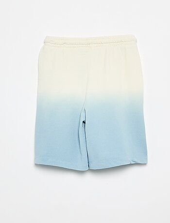 Bermuda de felpa francesa tie-dye