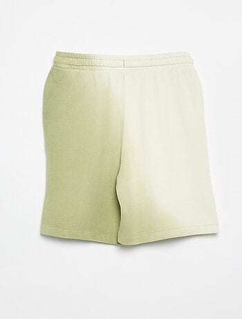 Bermuda de felpa francesa tie-dye
