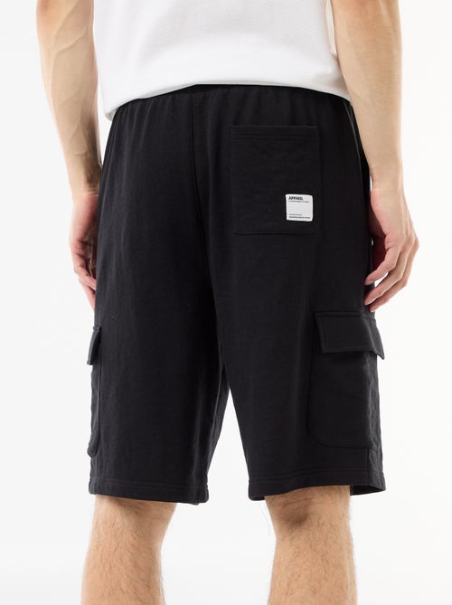 Bermuda de felpa ligera con bolsillos con solapa - Kiabi