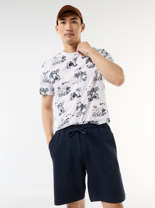 Bermuda de felpa ligera (felpa) - Kiabi