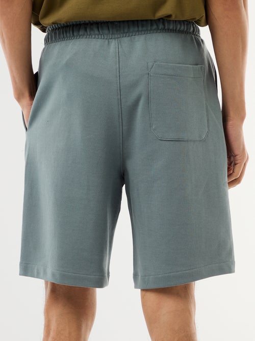 Bermuda de felpa ligera liso - Kiabi