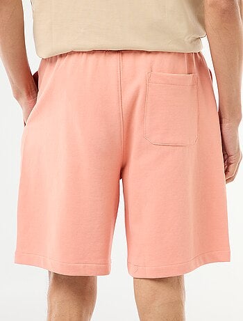 Bermuda de felpa ligera liso