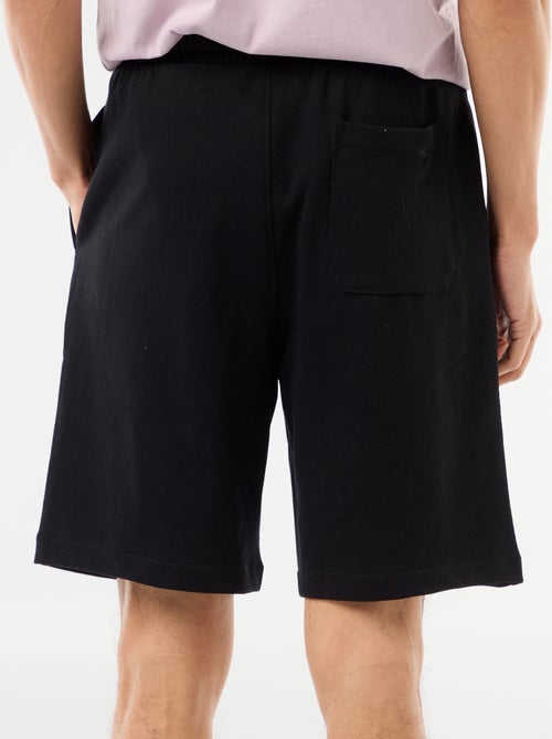 Bermuda de felpa ligera liso - Kiabi