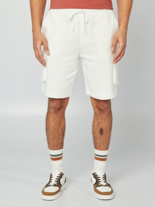 Bermuda de felpa ligera multibolsillos - Kiabi