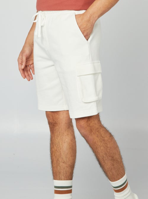 Bermuda de felpa ligera multibolsillos - Kiabi