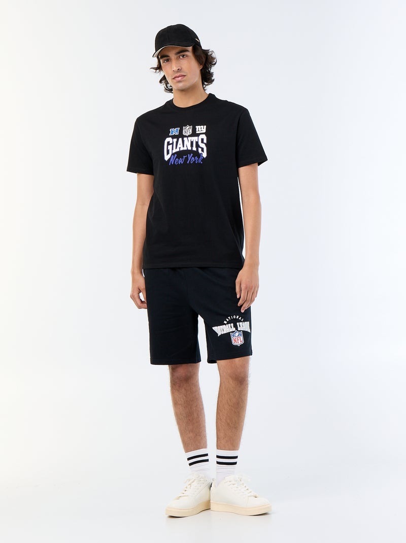 Bermuda de felpa 'NFL' Negro - Kiabi