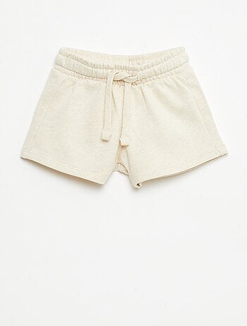 Bermuda de felpa perchada