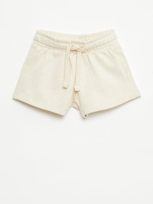 Bermuda de felpa perchada - Kiabi