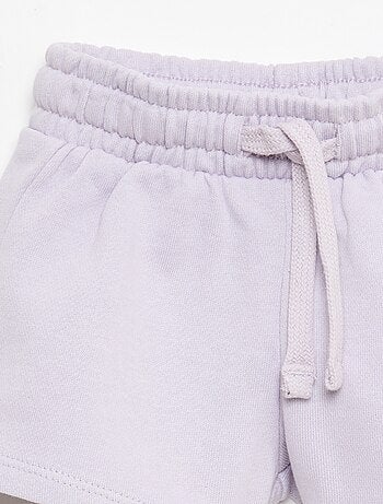 Bermuda de felpa perchada