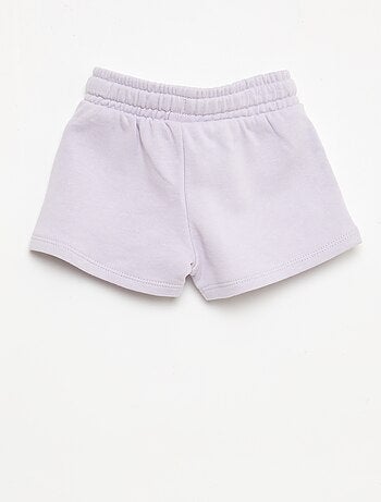 Bermuda de felpa perchada