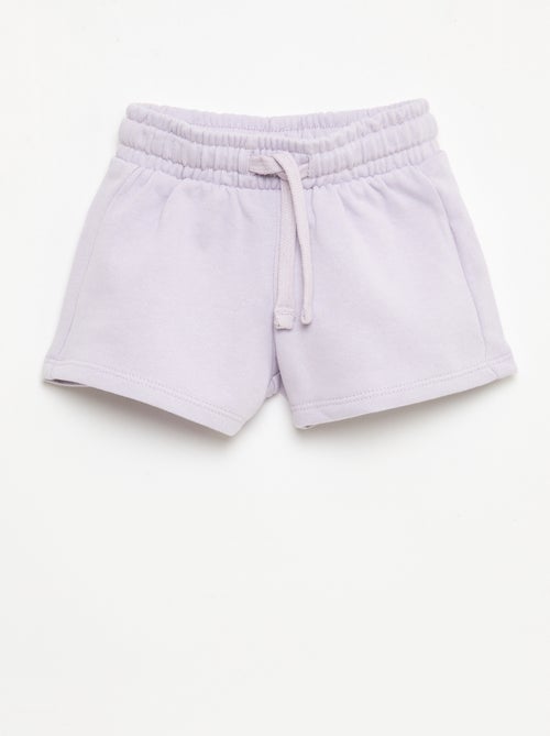 Bermuda de felpa perchada - Kiabi