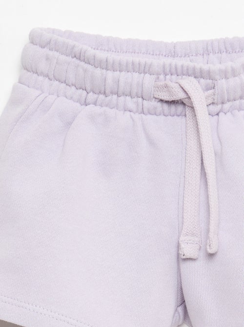 Bermuda de felpa perchada - Kiabi