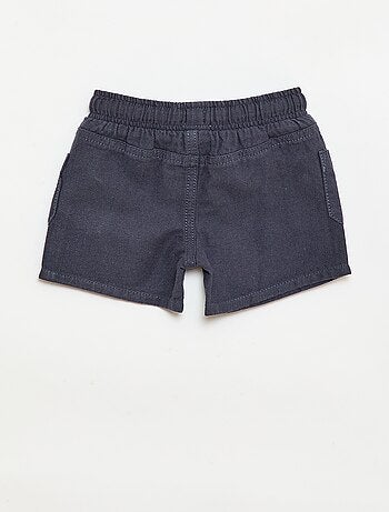 Bermuda de lino mezclado