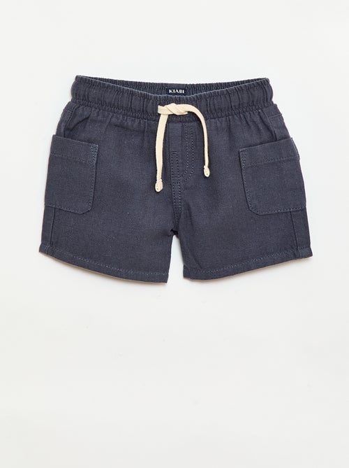 Bermuda de lino mezclado - Kiabi