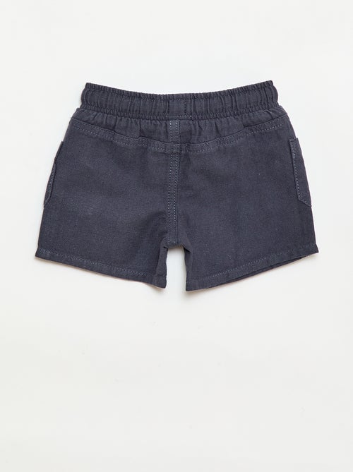 Bermuda de lino mezclado - Kiabi