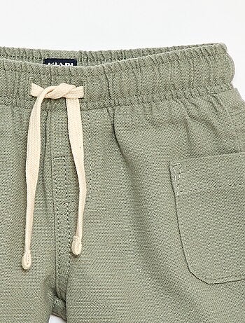 Bermuda de lino mezclado