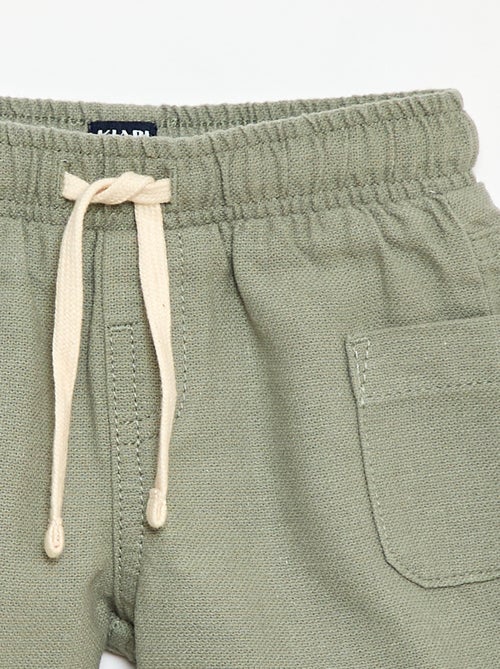 Bermuda de lino mezclado - Kiabi