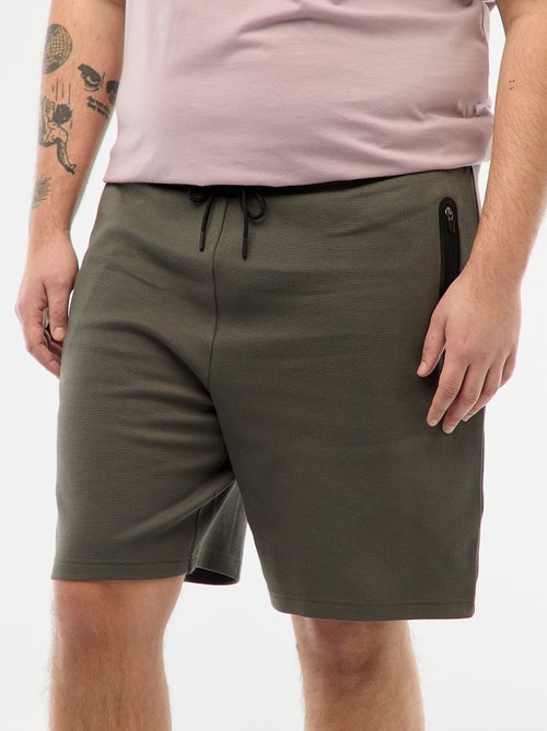 Bermuda de piqué de algodón - Kiabi