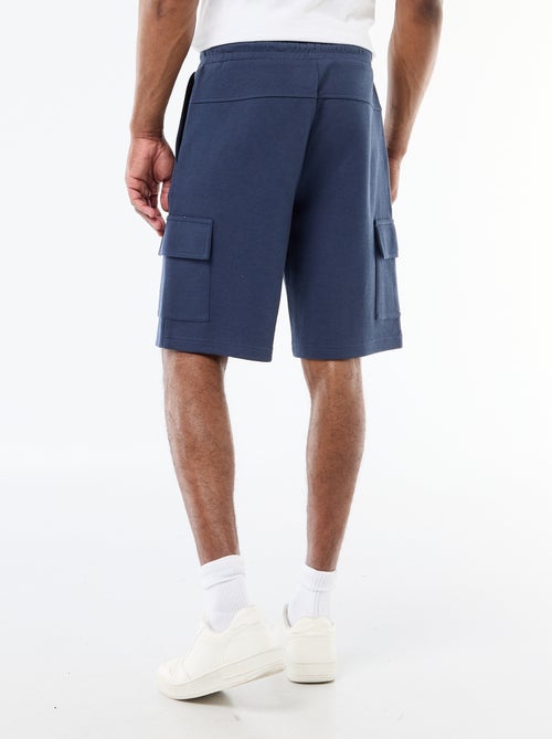 Bermuda de piqué de algodón multibolsillos - Kiabi