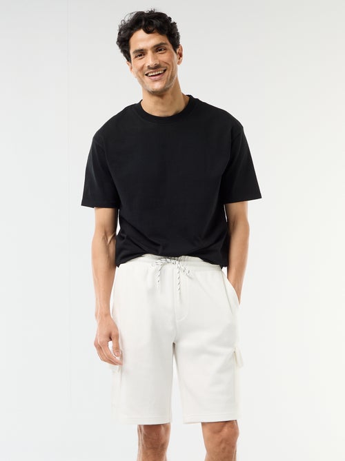 Bermuda de piqué de algodón multibolsillos - Kiabi