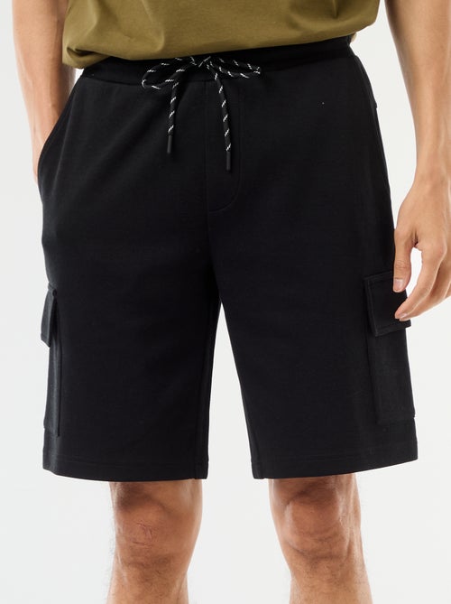 Bermuda de piqué de algodón multibolsillos - Kiabi