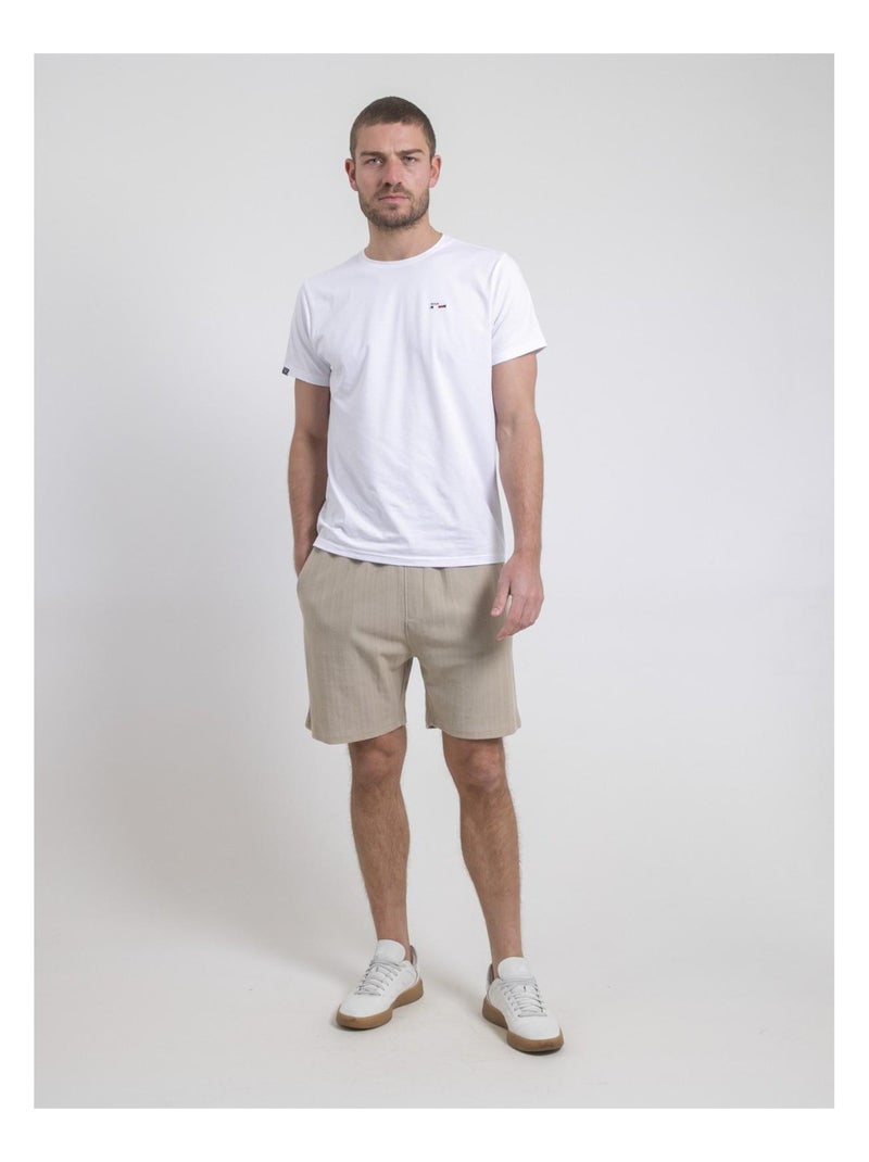 Bermuda de punto BOPARIS Beige - Kiabi