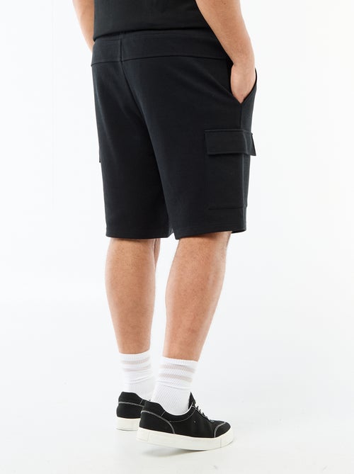 Bermuda de punto piqué con bolsillos de solapa - Kiabi