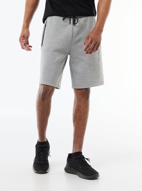 Bermuda de punto piqué estilo deportivo - Kiabi