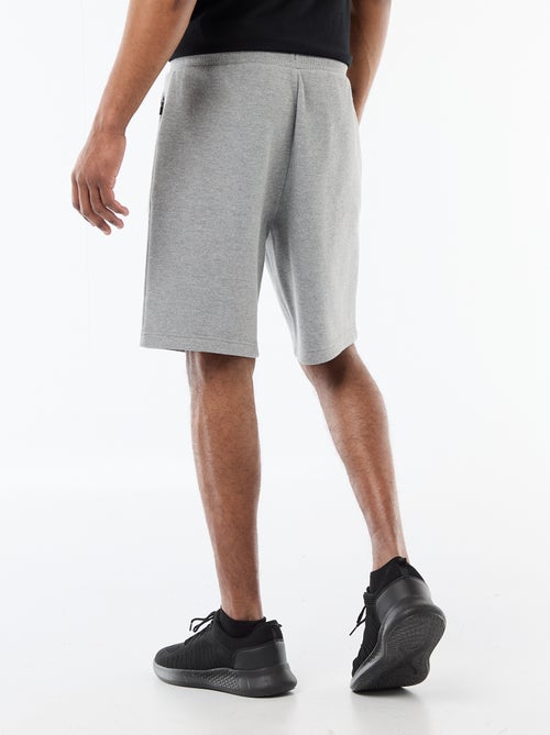 Bermuda de punto piqué estilo deportivo - Kiabi