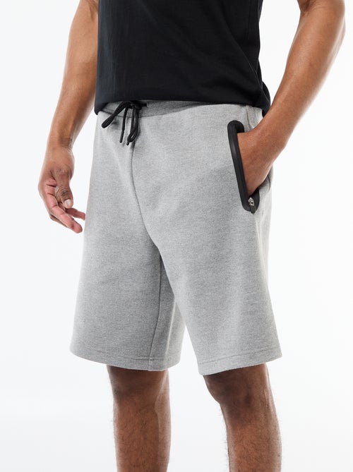 Bermuda de punto piqué estilo deportivo - Kiabi