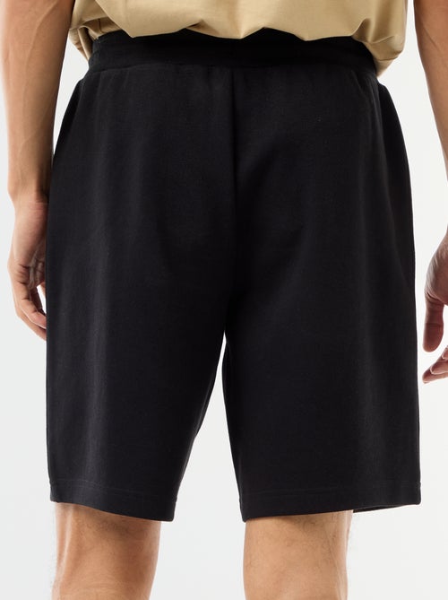 Bermuda de punto piqué estilo deportivo - Kiabi