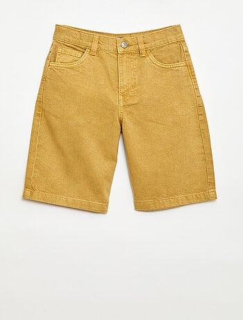 Bermuda de sarga 5 bolsillos