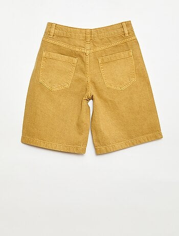 Bermuda de sarga 5 bolsillos