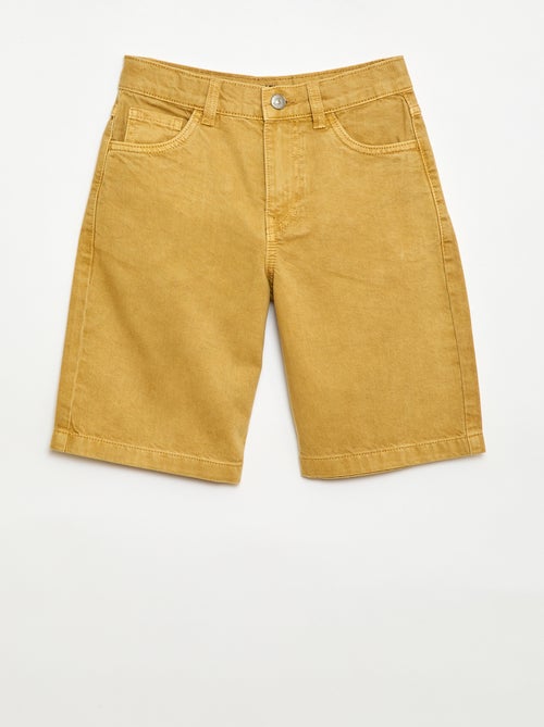 Bermuda de sarga 5 bolsillos - Kiabi