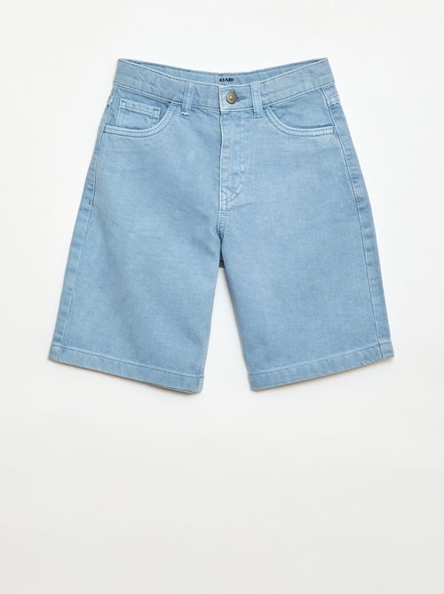 Bermuda de sarga 5 bolsillos - Kiabi