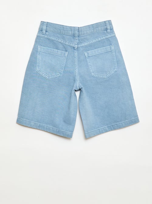 Bermuda de sarga 5 bolsillos - Kiabi