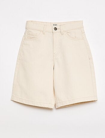 Bermuda de sarga 5 bolsillos