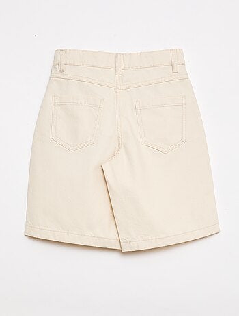 Bermuda de sarga 5 bolsillos