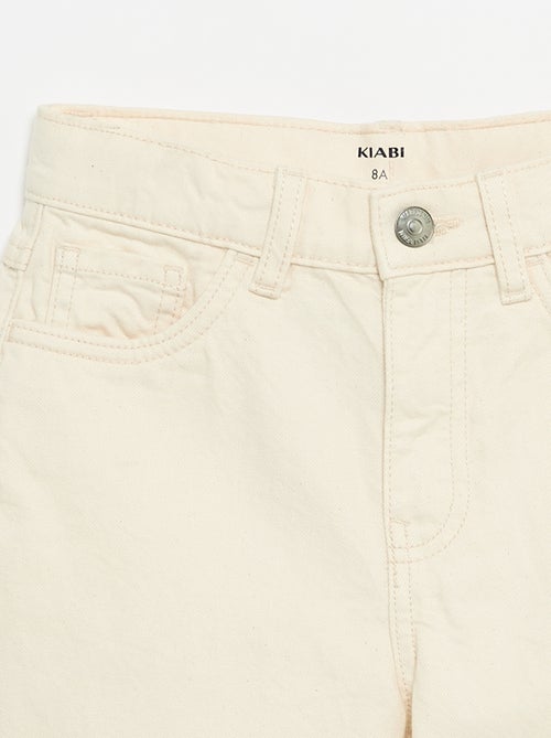 Bermuda de sarga 5 bolsillos - Kiabi