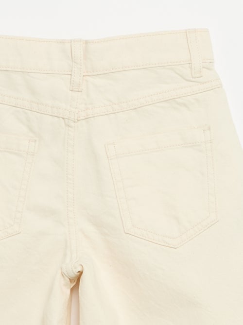 Bermuda de sarga 5 bolsillos - Kiabi