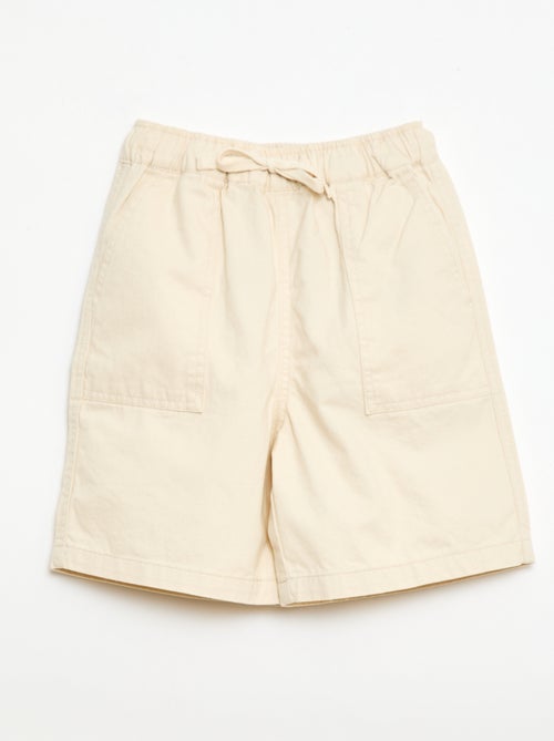 Bermuda de sarga - Kiabi