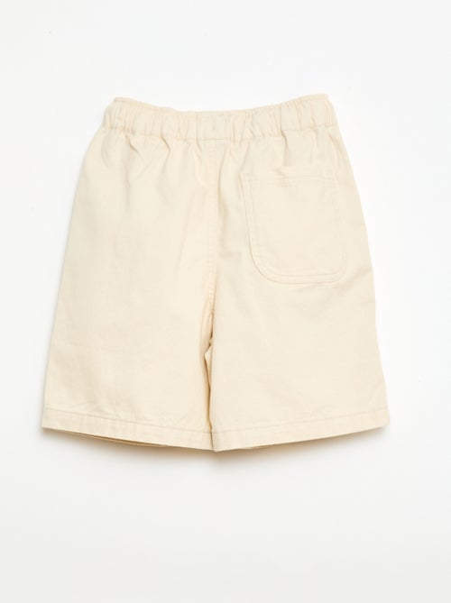 Bermuda de sarga - Kiabi