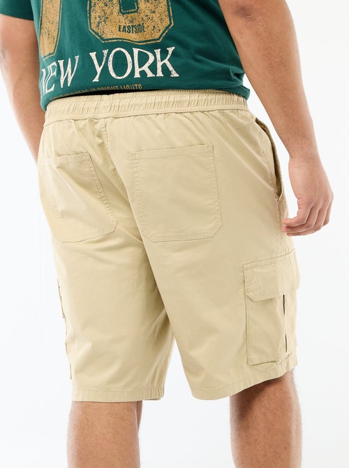 Bermuda de sarga multibolsillos - Kiabi