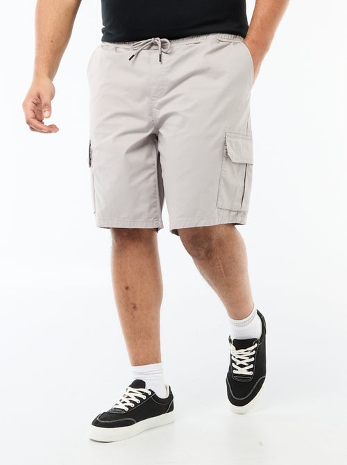 Bermuda de sarga multibolsillos - Kiabi