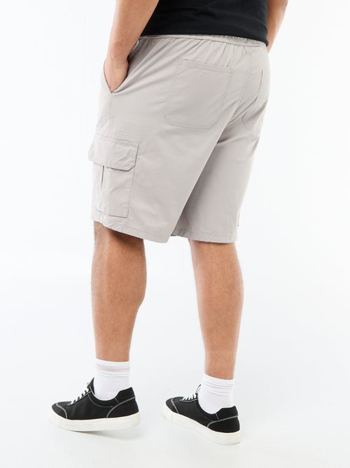 Bermuda de sarga multibolsillos - Kiabi